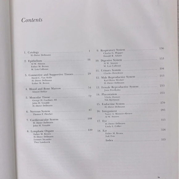 Textbook  Of Veterinary Histology Fourth Edition - Picture 8 of 10